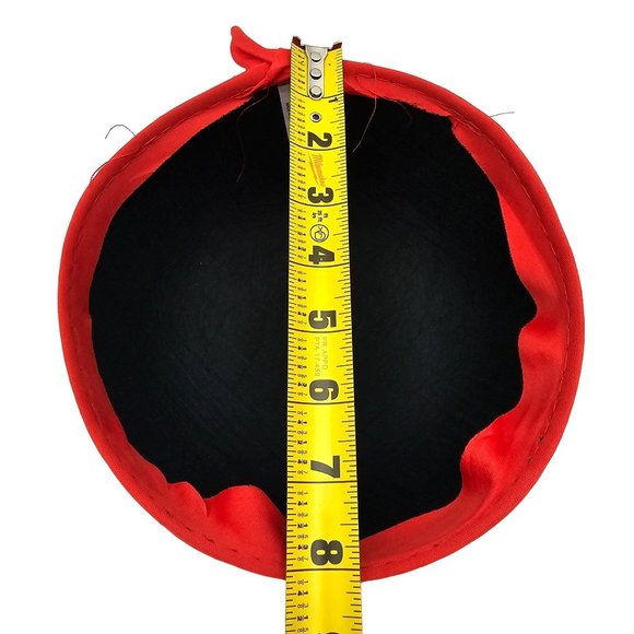 Pirate Costume Adult Red White Dress Sleeves Eye Patch and Headscarf